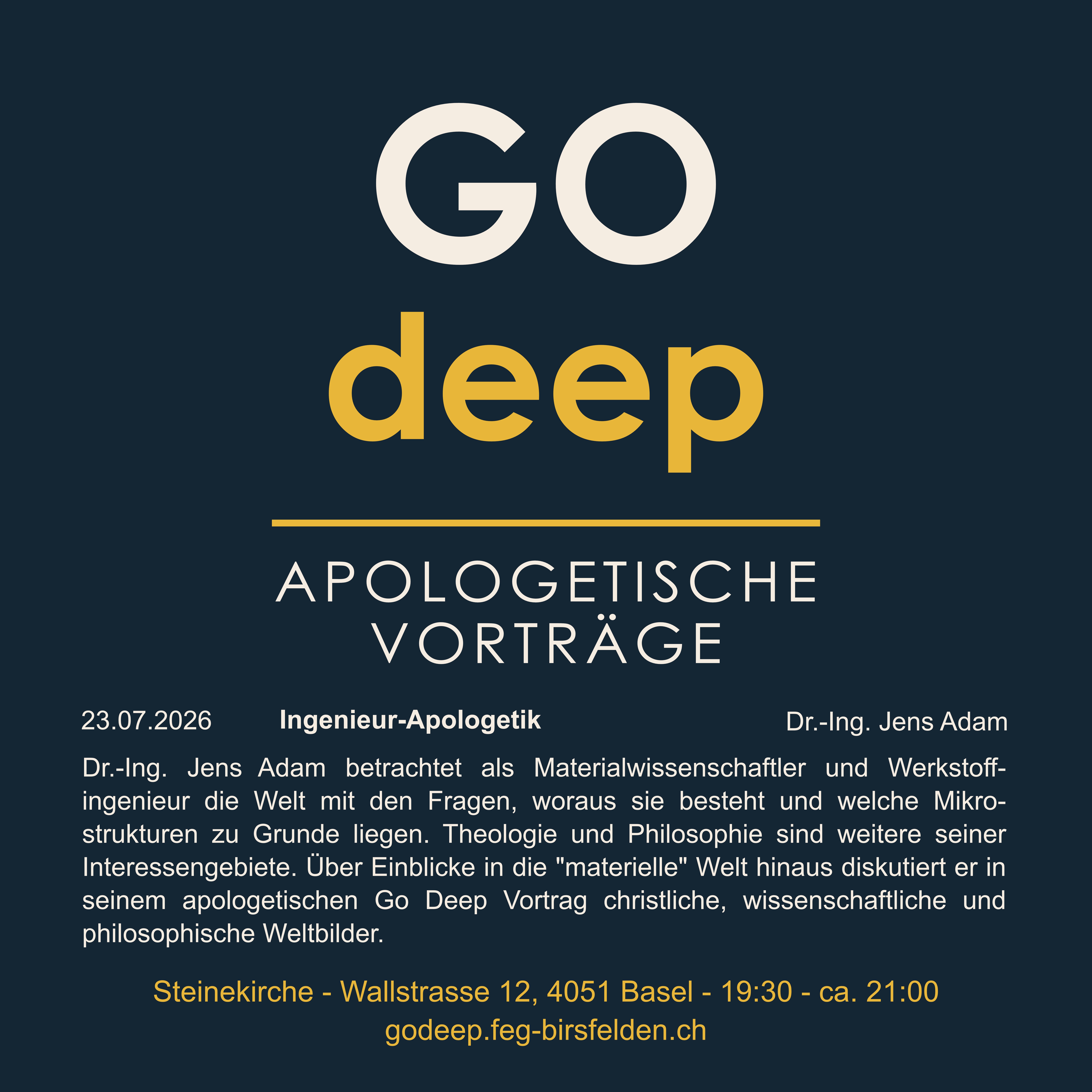 Go deep 2026